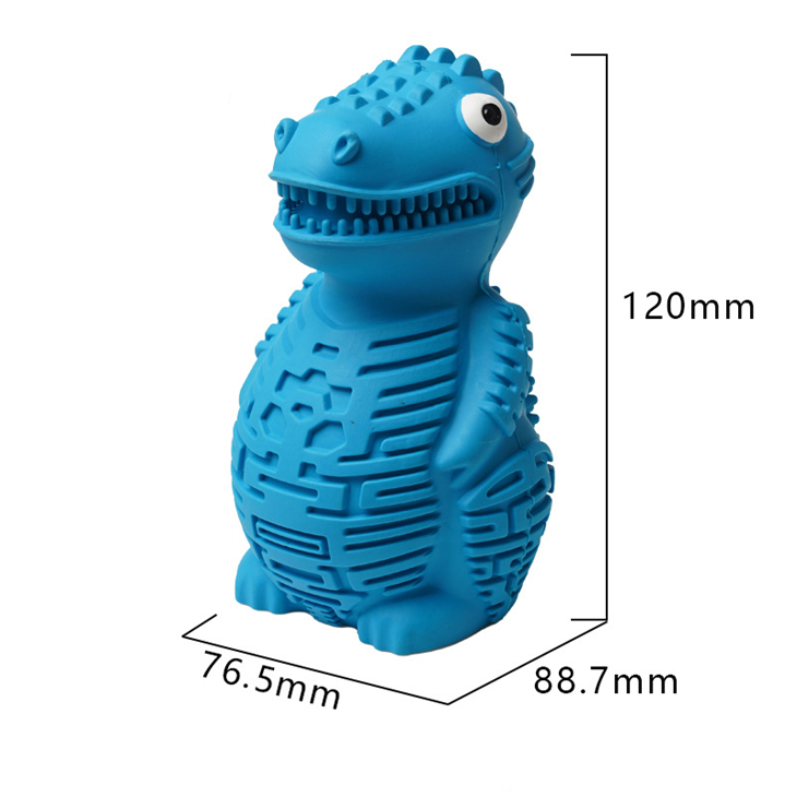 Bulk Rubber Dinosaur Dog Toy